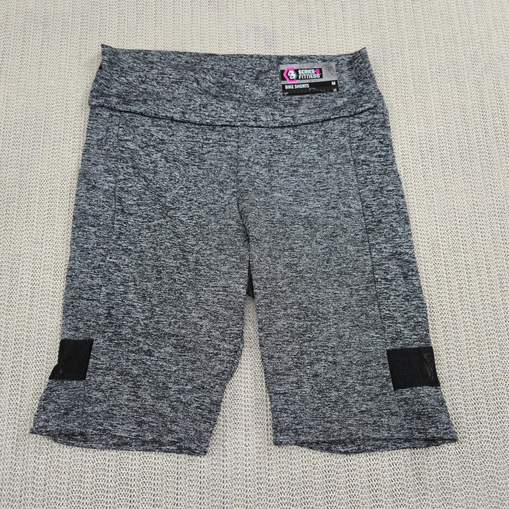 Series 8 Fitness Bike Yoga Shorts Womens Small Gray Gym Workout Casual
